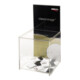 Deflecto Spendenbox 66001 211x213x381mm glasklar-1