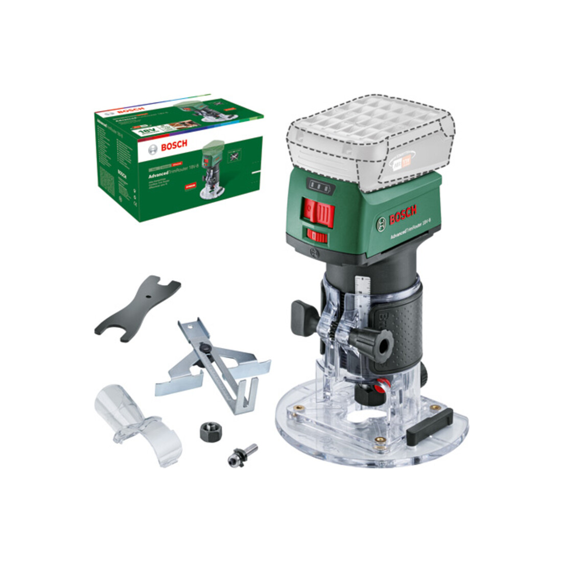 Défonceuse AdvancedTrimRouter 18V-8 Bosch