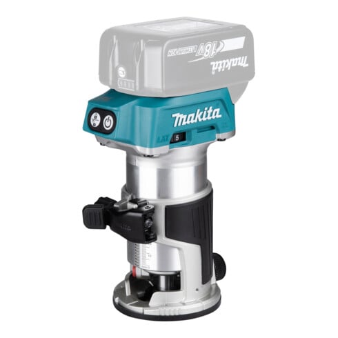 Défonceuse/affleureuse sans fil Makita DRT50Z Ø 6 et Ø 8 mm version solo
