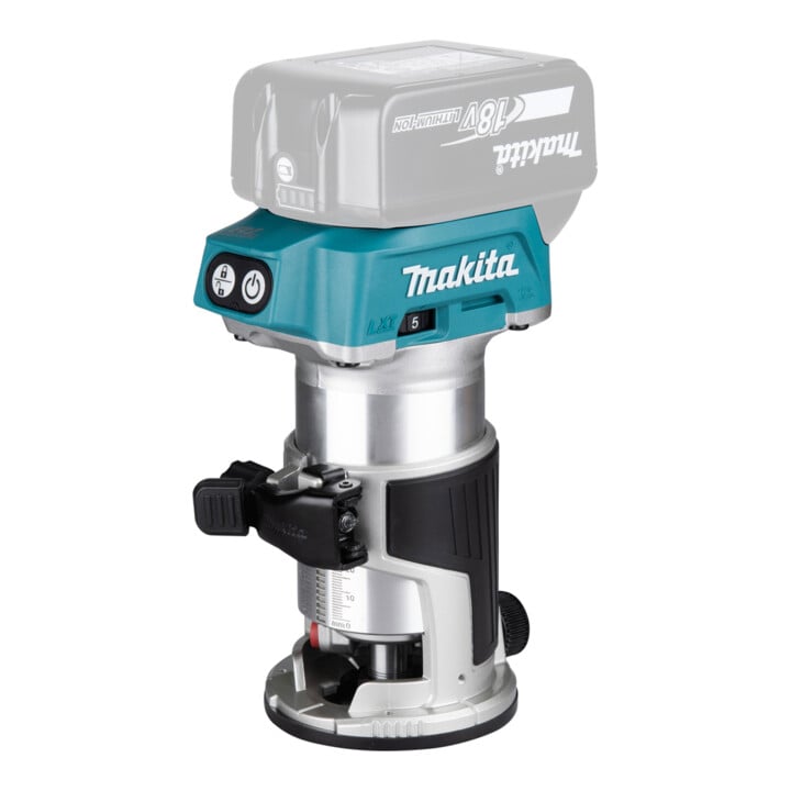 Makita Akku-Fräse DRT50Z Solo-Version + MAKITA Akku-BL1850B Li 18,0V 5.0Ah - 197280-8