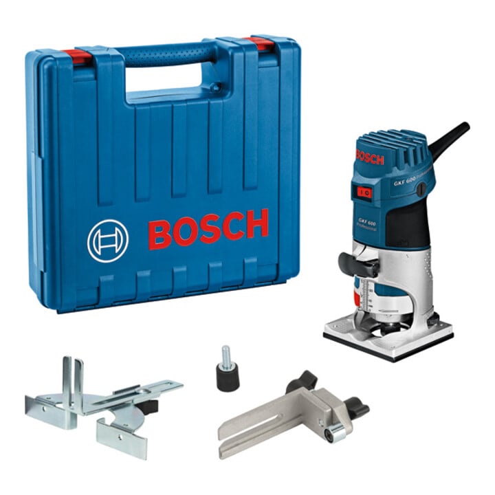 Défonceuse Bosch GKF 600 avec mallette de travail