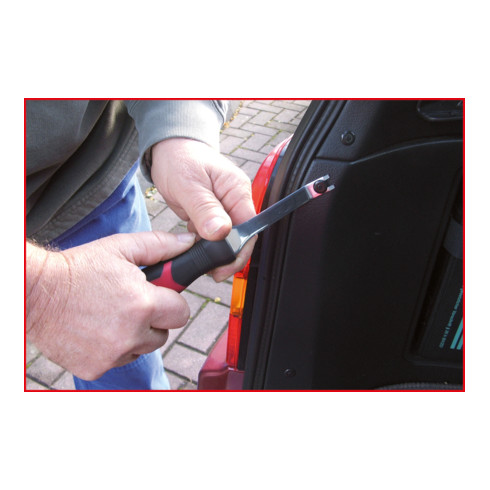 KS Tools arrache clip en forme de U, coudé, longueur : 230 mm