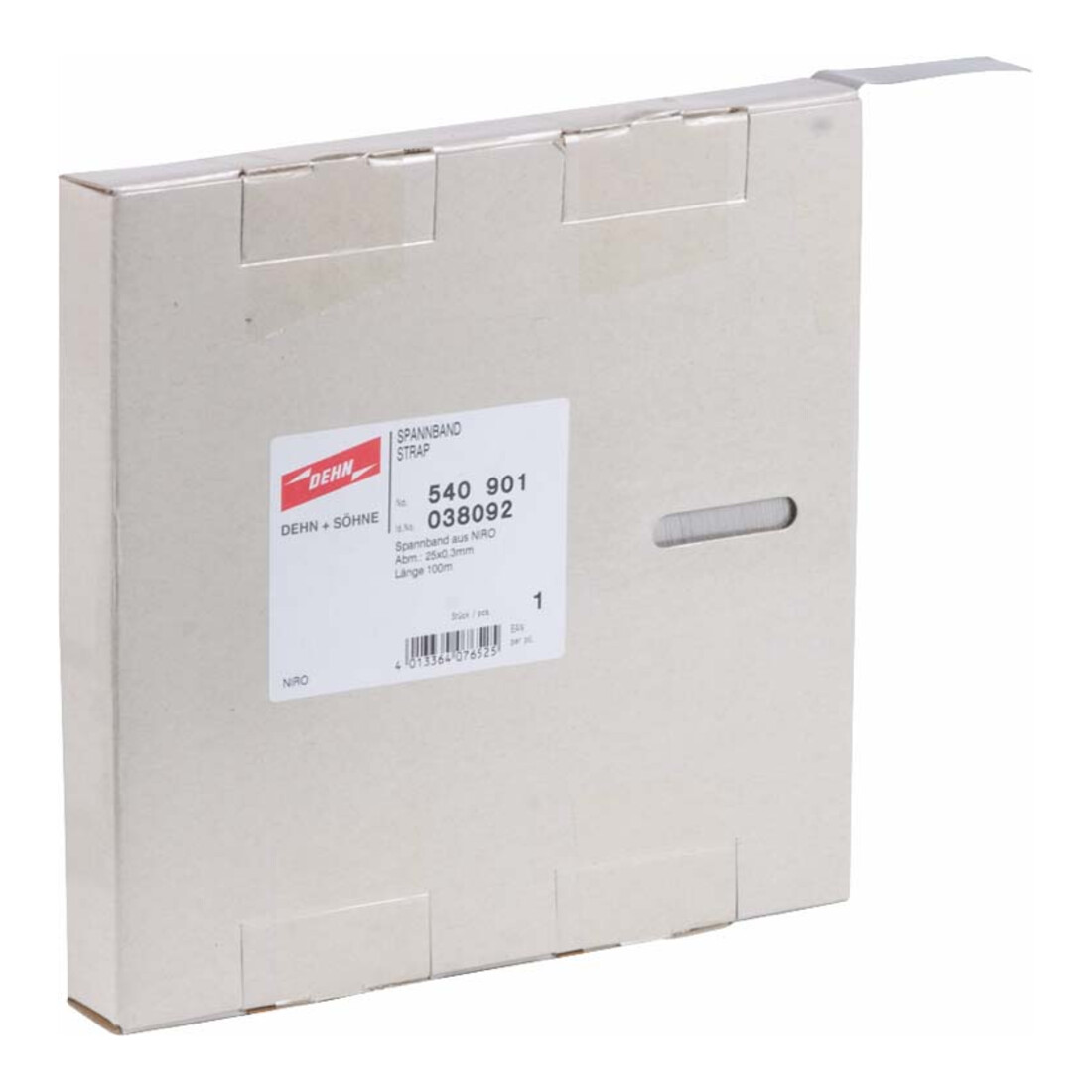 DEHN Bande de tension 25x0,3mm L100m NIRO SPB25X03L100MV2A