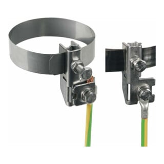 DEHN Bandrohrschelle 1X10 2X6.8 GSG V2A BRS 27.89 AK#540104