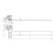 DEHN Bandrohrschelle 1X10 2X6.8 GSG V2A BRS 27.89 AK#540104
