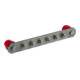 DEHN Barre de mise à la terre sans couverture NIRO PAS I 6AP M10 V2A