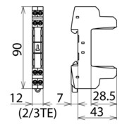 DEHN Basisteil pour Blitzductor XT BXT BAS-5