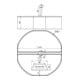 DEHN Betonsockel Set C45/55 m.Griffm+Keil BES 17KG KT16D337SET