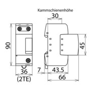 DEHN Blitzstromableiter DEHNbloc M DB 1 255-5
