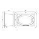 DEHN Boîtier de sectionnement 230x150x120 sans séparation UFTSK300X220X120GG