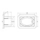 DEHN Boîtier de sectionnement 230x150x120 sans séparation UFTSK300X220X120GG