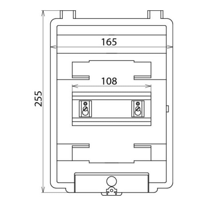 DEHN Boîtier isolant AP-IP54 pour REG.-6TE IGA 6 IP54