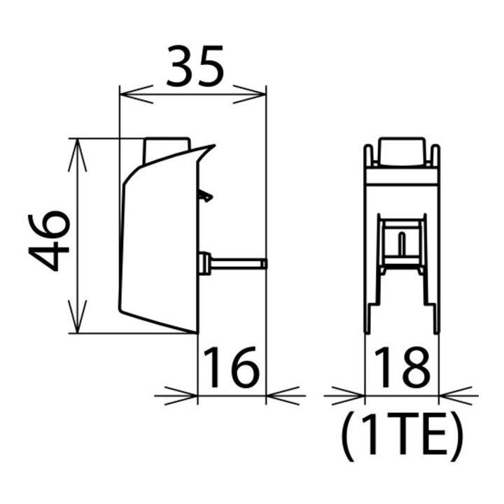 DEHN Borne de connexion à broche pour câblage V-V STAK 25