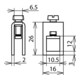 DEHN Bornier pour PAS 2,5-16 acier inox/acier galvanisé RK 16 PAS