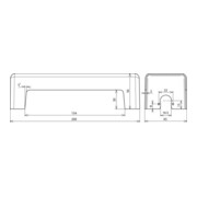 DEHN Capuchon de protection gris pour PAS R15 AH RK-4