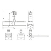 DEHN Collier de fixation Ex D9-300Cu/gal Zn-NIRO EXBRS300-5