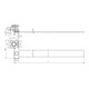 DEHN Collier de fixation pour antenne D 27-89mm NIRO BRS1689AK1X102X68V2A