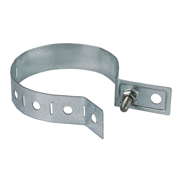DEHN Collier de fixation pour tuyau de descente 60-150mm Acier/galvanisé RRSV60150B105STTZN