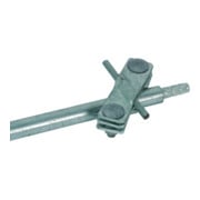 DEHN Collier de fixation TE St/tZn D25 pour Rd7-10 ASSTE25710FL40STTZN-2