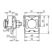 DEHN Collier de pliage NIRO 0,7-8 mm FKKB610KBF078V2A-4
