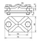 DEHN Connecteur de jonction/séparation St/tZn pour Rd7-10 VTK710FL3040STTZN