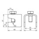 DEHN Connecteur de jonction St/tZn pour Rd6-10 VK A UNI V2 ST