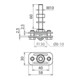 DEHN Connecteur de raccordement NIRO (V4A) M10 pour Rd 8-10/Fl30mm AKZS810FL30GB#478129