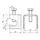 DEHN Connecteur de raccordement St/bleu pour Rd6-22/Fl40 VK A R22 F40 STBL