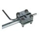 DEHN Connecteur de terre TE en acier zingué pour D20-30mm AKTE2030812FL40STTZN