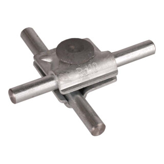 DEHN Connecteur MV en acier/galvanisé pour câble rond 10 mm MVK 10 FRM10X35STTZN