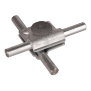 DEHN Connecteur MV en acier/galvanisé pour câble rond 10 mm MVK 10 FRM10X35STTZN-1