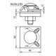 DEHN Connecteur MV en acier/galvanisé pour câble rond 10 mm MVK 10 FRM10X35STTZN