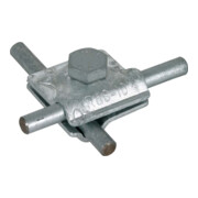 DEHN Connecteur MV en acier/galvanisé pour câble rond 8-10 mm MVK8.10SKM10X30STTZN-1