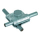 DEHN Connecteur MV en acier/galvanisé pour câble rond 8-10 mm MVK8.10SKM10X30STTZN