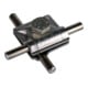 DEHN Connecteur MV en inox pour rond 8-10 mm MVK 8.10 SKM10X30V2A
