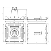 DEHN Dachleitungshalter KF f.Dachbahnstreif. DLHKF8LODBS#253030-4