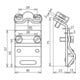 DEHN Dachrinnenklemme NIRO f.Wulst 13-25mm DRKZS7.10W13.25V2A