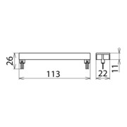DEHN Erdungsrahmen f. ÜS-Ableiter EF 10 DRL-3