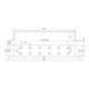 DEHN Erdungsschiene St/tZn f.Pot.ausgl. 2x6 Ans ES 2X6AP 10 ST