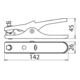 DEHN Erdungszange L 140mm NIRO EZ16FL13ASM6V2A