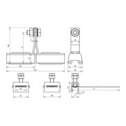 DEHN Ex-Bandrohrschelle D9-300Cu/gal Zn-NIRO EXBRS300-5