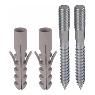 DEHN Kit de fixation 2 vis + chevilles BS M10 PAS