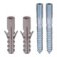 DEHN Kit de fixation 2 vis + chevilles BS M10 PAS