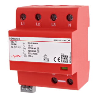 DEHN Kombi-Ableiter DSH TT 255 FM 3-p.TN-S-Systeme
