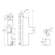 DEHN Kombi-Ableiter DSH ZP B2 TNC 255-4