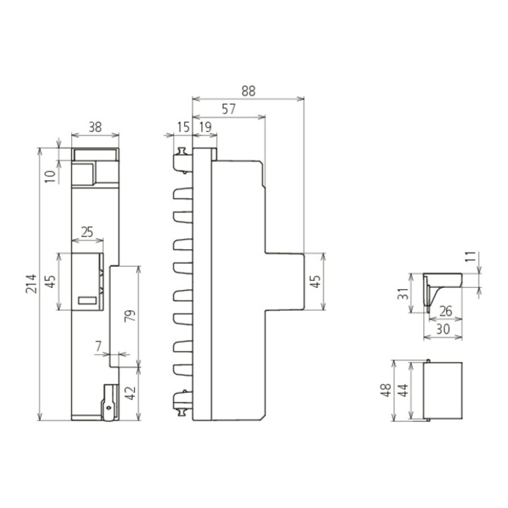 DEHN Kombi-Ableiter DSH ZP B2 TNC 255