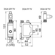 DEHN Kombi-Ableiter-Set DEHNgate DGA GFF TV-5