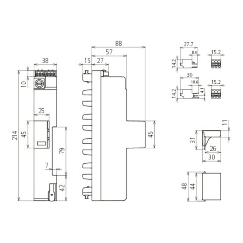 DEHN Kombi-Ableiter TN-S DSH ZP B2 SG TNS 255