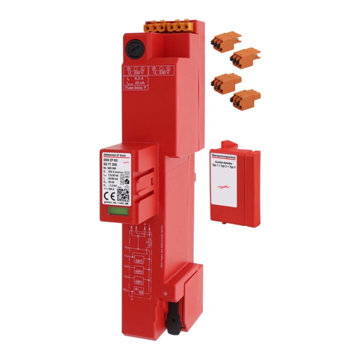 DEHN Kombi-Ableiter TT und TN-S-Systeme DSH ZP B2 SG 255