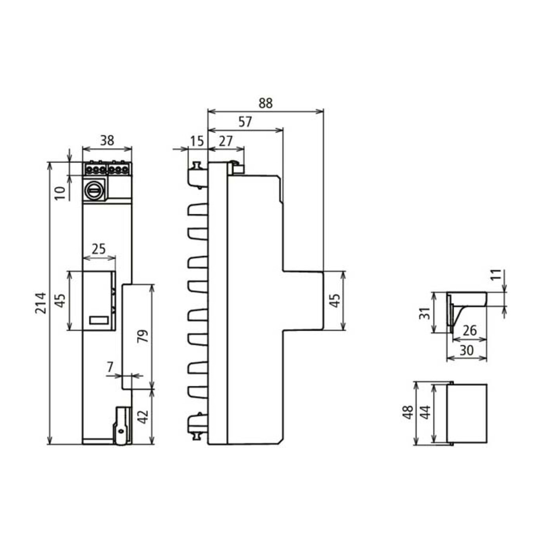 DEHN Kombi-Ableiter TT und TN-S-Systeme DSH ZP B2 SG 255